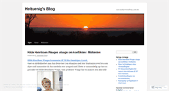 Desktop Screenshot of heltuenig.wordpress.com