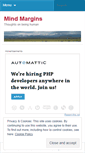 Mobile Screenshot of mindmargins.wordpress.com