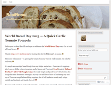 Tablet Screenshot of baobread.wordpress.com