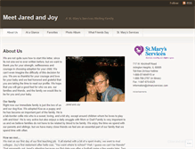 Tablet Screenshot of jaredandjoy.wordpress.com