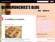 Tablet Screenshot of mamamunchies.wordpress.com