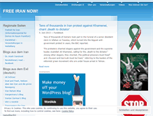 Tablet Screenshot of freeirannow.wordpress.com