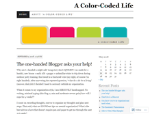 Tablet Screenshot of colorcodedlife.wordpress.com