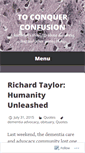 Mobile Screenshot of conquerconfusion.wordpress.com