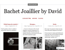 Tablet Screenshot of davidbachet.wordpress.com