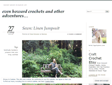 Tablet Screenshot of evenhoward.wordpress.com
