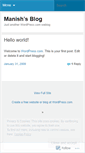 Mobile Screenshot of manishkr2588.wordpress.com