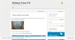 Desktop Screenshot of kelleysfaux.wordpress.com