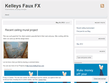 Tablet Screenshot of kelleysfaux.wordpress.com