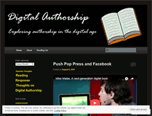 Tablet Screenshot of digiauthors.wordpress.com