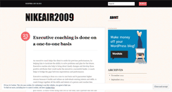 Desktop Screenshot of nikeair2009.wordpress.com