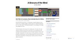 Desktop Screenshot of abravuraofthemind.wordpress.com