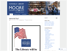 Tablet Screenshot of connellylibrary.wordpress.com