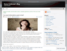 Tablet Screenshot of katyagoldstein.wordpress.com