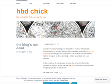 Tablet Screenshot of hbdchick.wordpress.com