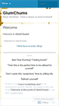 Mobile Screenshot of glumchums.wordpress.com