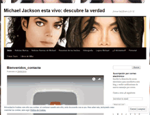 Tablet Screenshot of michaeljacksonestavivodescubrelaverdad.wordpress.com