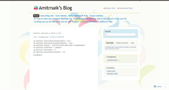 Desktop Screenshot of amitrnaik.wordpress.com
