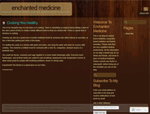 Tablet Screenshot of enchantedmedicine.wordpress.com