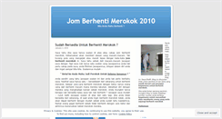 Desktop Screenshot of jomberhentimerokok2010.wordpress.com