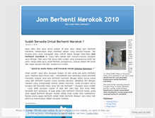 Tablet Screenshot of jomberhentimerokok2010.wordpress.com