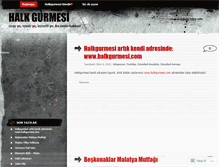 Tablet Screenshot of halkgurmesi.wordpress.com