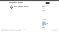 Desktop Screenshot of emileetemile.wordpress.com