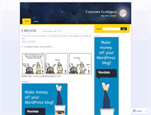Tablet Screenshot of conceitoecologico.wordpress.com