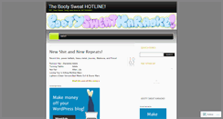 Desktop Screenshot of bootysweatkaraoke.wordpress.com