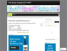 Tablet Screenshot of bootysweatkaraoke.wordpress.com