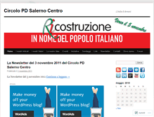 Tablet Screenshot of circolopdsalernocentro.wordpress.com