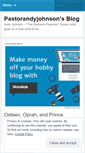 Mobile Screenshot of pastorandyjohnson.wordpress.com