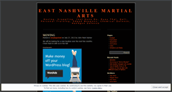 Desktop Screenshot of eastnashvillemartialarts.wordpress.com