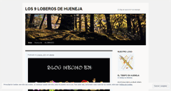 Desktop Screenshot of los9loberosdehueneja.wordpress.com