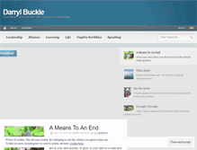 Tablet Screenshot of darrylbuckle.wordpress.com