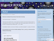 Tablet Screenshot of beamerbooks.wordpress.com