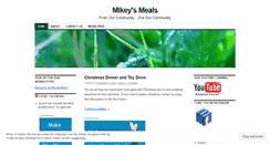 Desktop Screenshot of mikeysmeals.wordpress.com