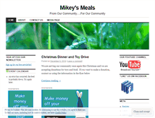 Tablet Screenshot of mikeysmeals.wordpress.com