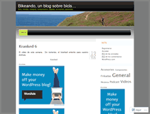 Tablet Screenshot of bikeando.wordpress.com