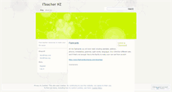 Desktop Screenshot of iteachernz.wordpress.com