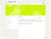 Tablet Screenshot of iteachernz.wordpress.com