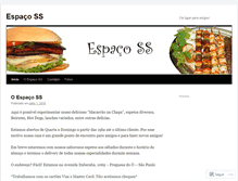 Tablet Screenshot of espacoss.wordpress.com