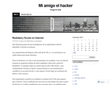 Tablet Screenshot of amigohacker.wordpress.com