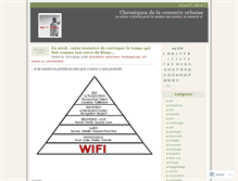 Tablet Screenshot of chroniques.wordpress.com