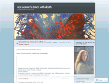 Tablet Screenshot of breastcancerblog.wordpress.com