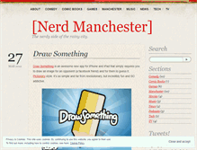 Tablet Screenshot of nerdmanchester.wordpress.com