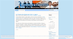 Desktop Screenshot of gerenciayempresa.wordpress.com