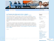 Tablet Screenshot of gerenciayempresa.wordpress.com