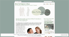 Desktop Screenshot of howtoparentateen.wordpress.com