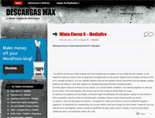 Tablet Screenshot of descargasmax.wordpress.com